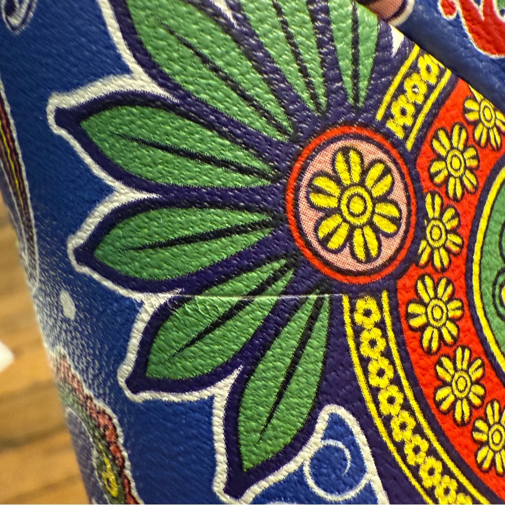 NWOT Chinese Laundry Women’s Abie Paisley Platform Psychedelic Chunky Heels - Picture 15 of 15